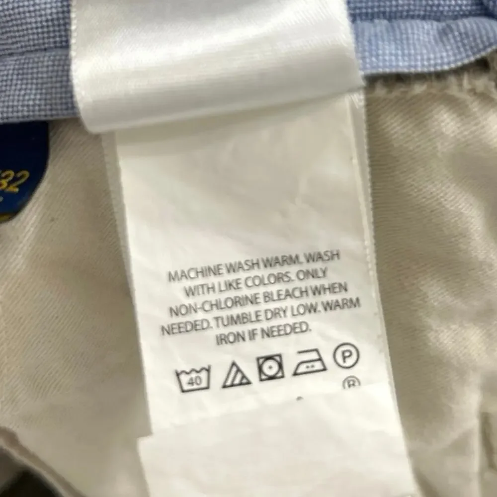 Polo Ralph Lauren Stretch Straight Fit The Polo Chino Classic Cotton Pants 33